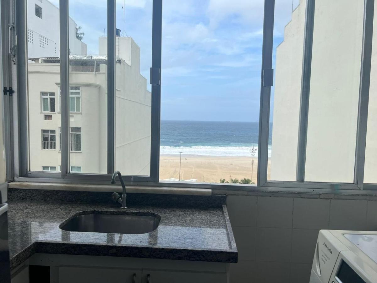 Апартаменты Deslumbrante Vista Mar Na Praia De Copacabana Рио-де-Жанейро Экстерьер фото
